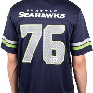 Vintage Seattle Seahawks Navy Blue Jersey